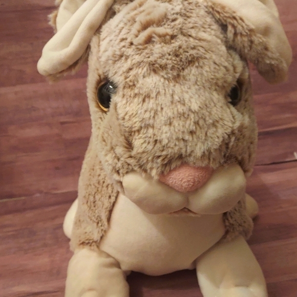 HUGE! Cute & Soft Gray Grey Plush Easter Bunny Stuffed Animal Toy Easter Holiday - Picture 4 of 12